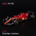 thumbnail image 2 of Bburago-modelo de coche de carreras de Fórmula 1, escala 1:43, Ferrari F1-75, n. ° 16, n. ° 55, Charles Leclerc, Carlos Sainz, de aleación de punto de partido coleccionable, 2022 Fivean unisex, 2 of 2