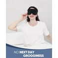 thumbnail image 7 of Sleep Mask for Side Sleeper Women Men, Updated Design 100% Light Blocking Eye Mask, 3D Contoured Blindfold for Sleeping, Breathable & Soft Eye Shade for Travel Meditation Nap, Black, 7 of 7