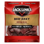 Jack Links Beef Jerky, 100% Beef, Original, 2.85 oz, 10g of Protein per Serving