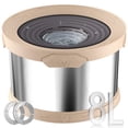 thumbnail image 1 of Comedero para Agua para Perros UPSKY Antiderrame 8L Acero Inoxidable 2.1Gal Beige, 1 of 8