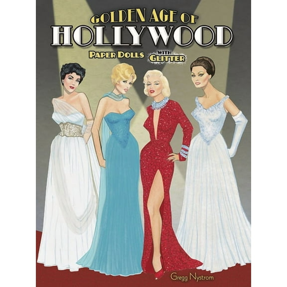 Dover Paper Dolls Golden Age of Hollywood Paper Dolls, (Paperback)