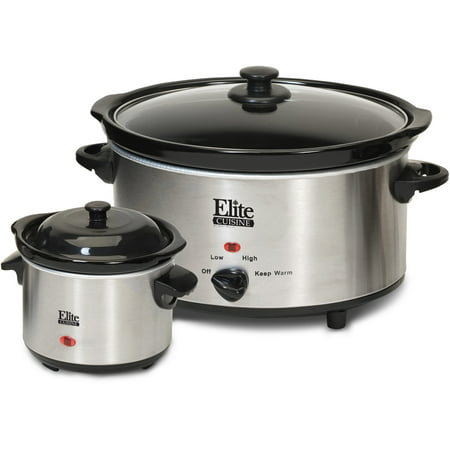 Sale +!+Elite Cuisine MST500D 5 qt Slow Cooker with Mini Dipper ...