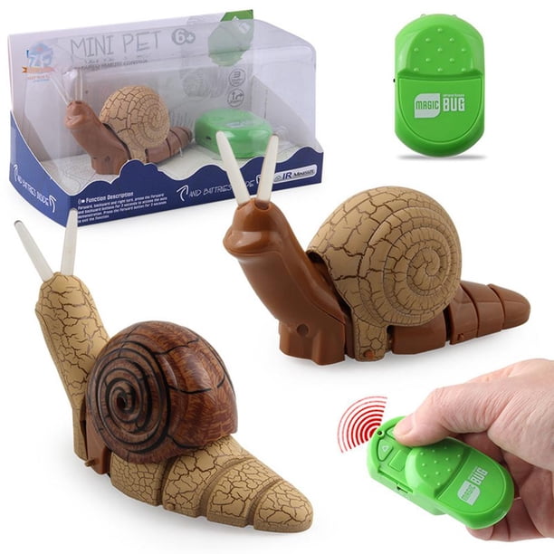 Juguetes de Control Remoto, Insectos de Control Remoto por Infrarrojos, Caracol de Plástico, Insecto RC, Divertido Juguete de Mascota Infrarrojo Juguetes de Control Remoto, Insectos de Control Remoto por Infrarrojos, Caracol de Plástico, Insecto RC, Divertido Juguete de Mascota Infrarrojo