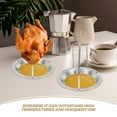 thumbnail image 3 of SEWCHICS Chicken Roaster Cooker Roaster Rack Stainless Steel Vertical Roasting 2Pcs, 3 of 7
