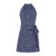 thumbnail image 5 of Vestido de Verano para las Mujeres Polka Plisado sin Tiras Cintura Cuello Colgante Vestido, Vestido sin Mangas para las Mujeres, 5 of 9