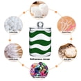 thumbnail image 4 of Green Wavy Lines Translucent Plastic Cans Storage Canisters with Lid Set of 4, 4 of 7