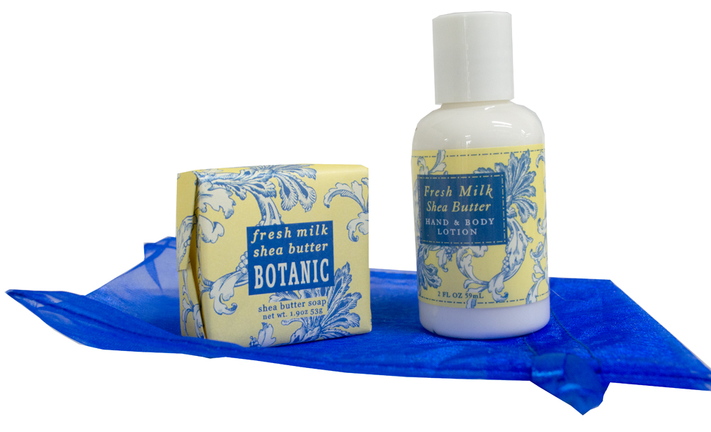 Greenwich Bay Botanical Lotion & Soap Gift Set Fresh Milk & Shea Butter