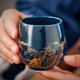 thumbnail image 5 of Juego de té de gran capacidad con esmalte negro, tetera de cerámica sencilla con asa, juego de taza de té, regalo para el hogar y la oficina, 5 of 6