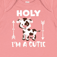 thumbnail image 4 of Inktastic I'm a Cutie White and Brown Holstein Cow with Arrows Boys or Girls Baby Bodysuit, 4 of 5