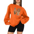 thumbnail image 1 of Qiopertar Femmes Décontracté Manches Longues Col Rond Hauts Blouse Ample Saint-Valentin Imprimé Graphique Chandail en Molleton Liquidation Livraison Gratuite à Moins de 5$ jusqu'à 90 % de Réduction, 1 of 6