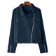 thumbnail image 4 of Chaquetas para mujer, cárdigan corto de manga larga con frente abierto a la moda, chaqueta con cremallera, abrigo, parte superior Odeerbi ODB-3, 4 of 7