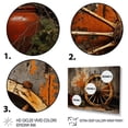 thumbnail image 3 of Designart "Wheels of Time The Old Cart in Orange I" Transportation Floater Framed Wall Decor, 3 of 7