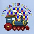 thumbnail image 5 of Wild Bobby Its Okay to Be Different | Train Autism Awareness Women Graphic Long Sleeve Tee, 5 of 5