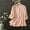 Pink, variant on Bovemsi Women's Ramie Embroidered Blouse – Vintage Bohemian Linen Shirt for Spring/Summer, Pink, XL
