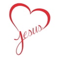 thumbnail image 4 of Opvise Jesus Heart Removable Waterproof Car Styling Window Bumper Decal Decor Sticker, 4 of 5