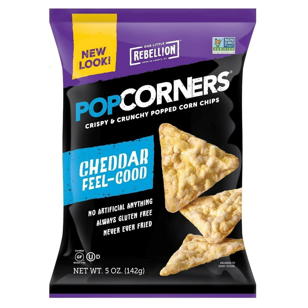 12 pack POPCORNERS Cheddar FeelGood, Popcorn Chips, 5 oz Walmart