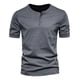 thumbnail image 1 of . Playeras Hombre Camisa Henley Manga Corta Casual Cuello V, 1 of 2