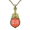 thumbnail image 1 of Racionalizar el tiburon feroz silueta Collar Guitarra Antigua Joyería Música Colgantes Unbranded  M, 1 of 3