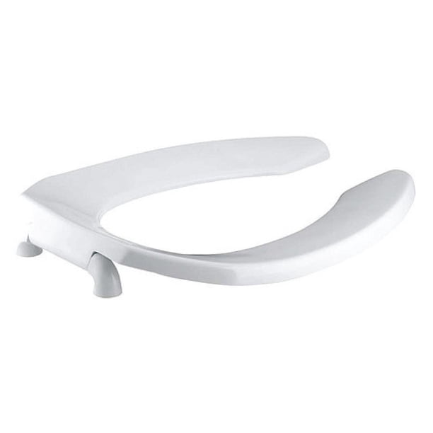 KOHLER K4670CA0 Toilet Seat, Elongated, White