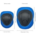 thumbnail image 6 of Qishi 3-in-1 Kids Knee/Elbow/Wrist Guards (3-8Y) for Skate/Bike/Scooter/Rollerblading-Blue, 6 of 8