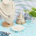 thumbnail image 5 of 200 Pcs Plastic Pearl Beads Large Hole European Beads 10mm Imitation Pearl Beads Rondelle Spacer Beads for Necklaces Bracelets Earrings Jewelry Making Hole: 5.2mm for making, 5 of 9