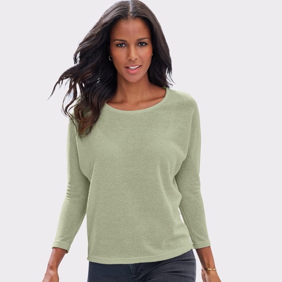 LASCANA Women's Long Sleeve Knit Top