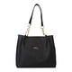 thumbnail image 1 of Bolso de mano para mujer, bolso de hombro, bolso de compras con cremallera de gran capacidad a la moda. Negro, 1 of 9