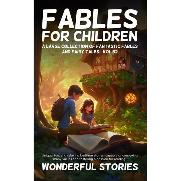 Fables for Children A large collection of fantastic fables and fairy tales. (Vol.52): Unique, fun, and relaxing bedtime , (Hardcover)