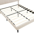 thumbnail image 3 of Queen Size Upholstered Platform Bed Beige, 3 of 5