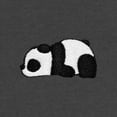 thumbnail image 2 of Dalix Panda Embroidered Fleece Crewneck Long Sleeve Sweatshirt Mens in Asphalt Gray M Medium, 2 of 5