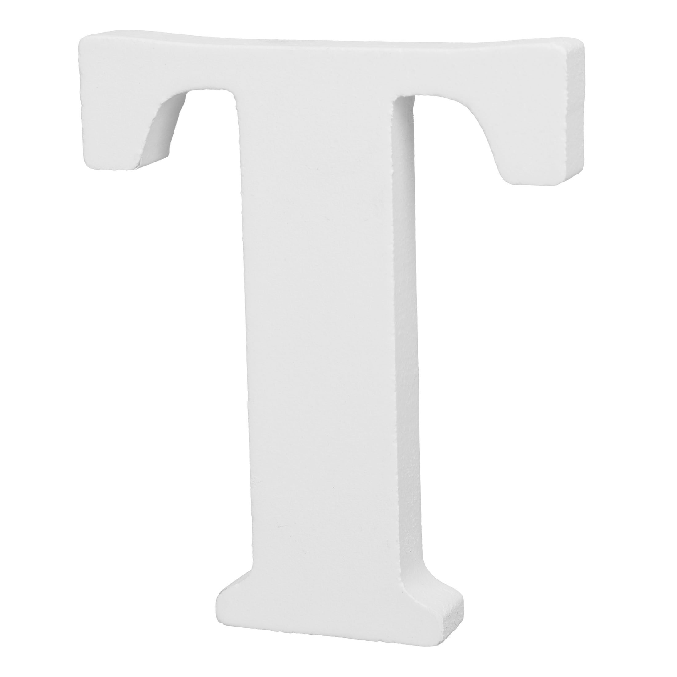 (3 pack) Cousin DIY 3" White Wood Letter T