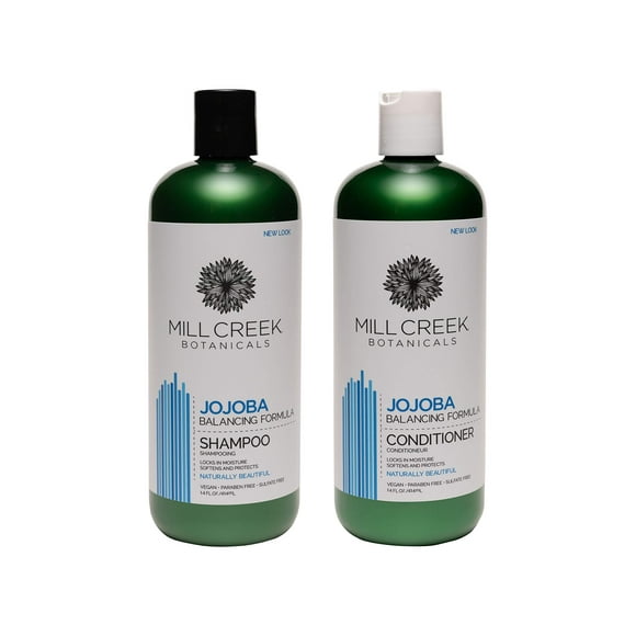Mill Creek Botanicals Jojoba Shampoo and Conditioner Bundle by Mill Creek
