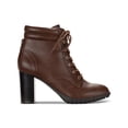 thumbnail image 2 of Style & Co. Womens Laurellee Faux Leather Zipper Combat & Lace-Up Boots, 2 of 3