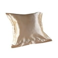 thumbnail image 2 of Simulated Silk Pillowcase | Satin-Feel Soft Fabric | Hair & Skin Protection | Anti-Crease | Fade-Resistant | Multiple Colors | Easy Care | Single Pack | Smooth Soft Touch | Restorative Night Sleep, 2 of 6