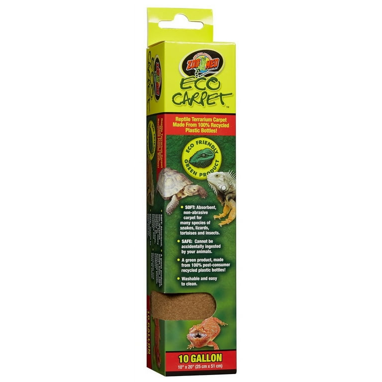 Zoo Med Laboratories Eco Carpet™ for 10 Gal Tanks 10 X 20 Inch Zoo Med Laboratories Eco Carpet™ for 10 Gal Tanks 10 X 20 Inch