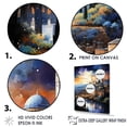 thumbnail image 3 of Designart "Dreams Of Alhambra Palace" Islam Floater Framed Canvas Art Print, 3 of 5