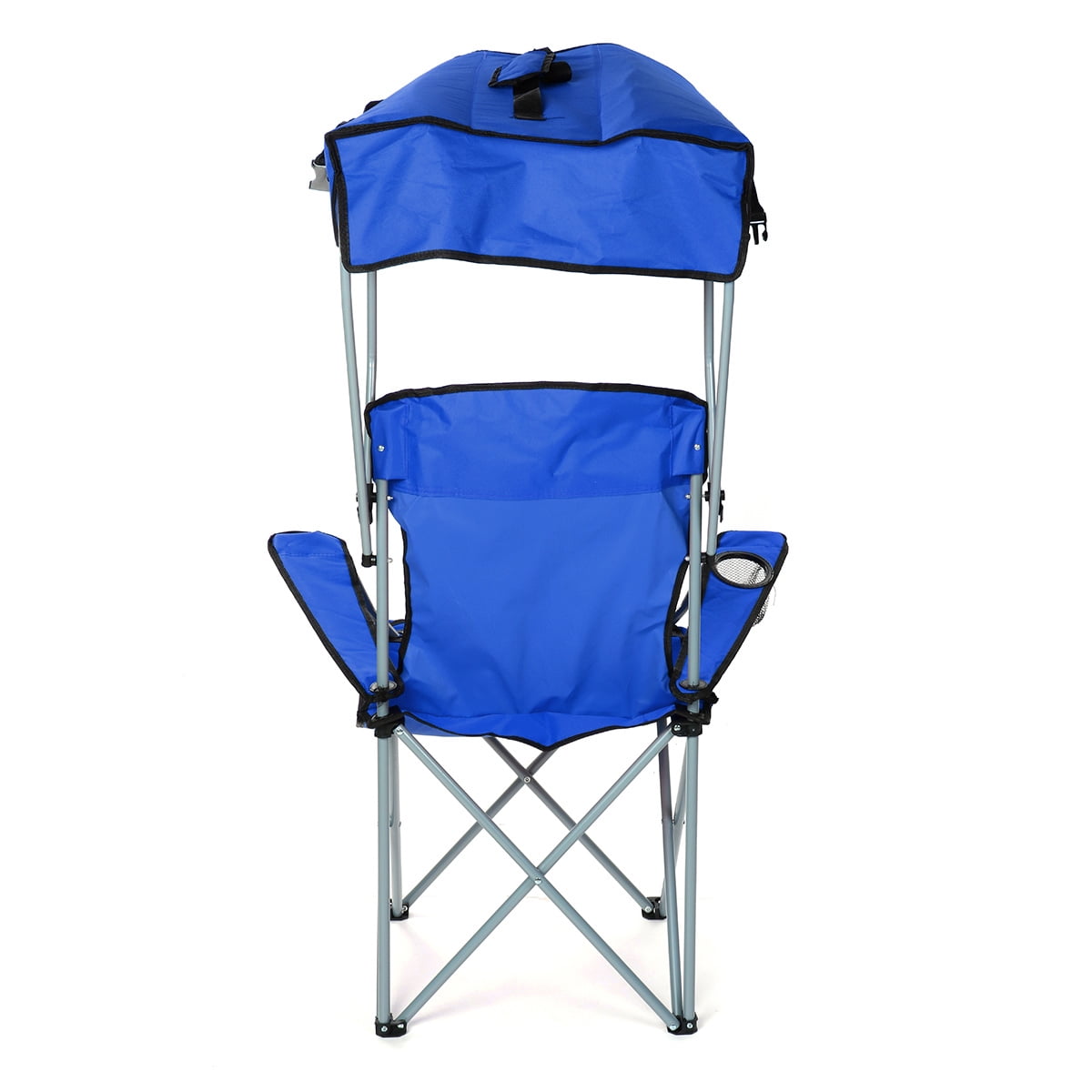 Portable Folding Camping Chair Canopy Cup Holder Outdoor Hiking Fishing Seat US