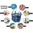 thumbnail image 2 of Cubo plegable portátil, contenedor de agua de lavabo para baño de pies, lavado de autos, pesca, camping al aire libre, etc. Namotu CQ206, 2 of 7