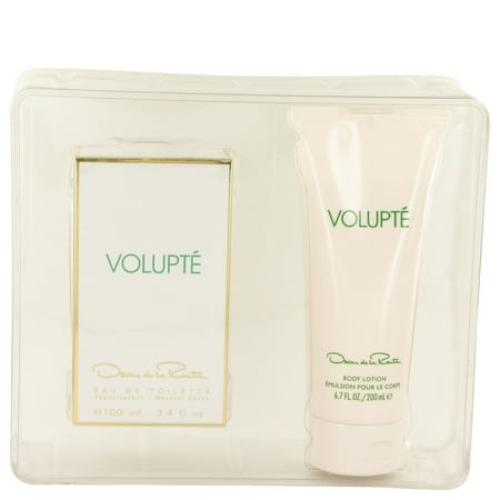 - Oscar de la Renta Volupte Perfume Gift Set -- 3.4 oz Eau De Toilette Spray + 6.7 oz Body Lotion for Women Lotion oz