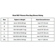 قفازات RIVAL Boxing RB7 Fitness Plus Hook and Loop Bag - كبيرة - أرجوانية / بيضاء