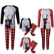 thumbnail image 4 of Qarigey Amart Deer Plaid Print Christmas Family Pijamas Pijamas Niños Adultos Pijamas a juego Conjuntos de pijamas conjuntos de ropa  Chico L, 4 of 8