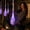 Purple Light-A Style, variant on Halloween Hanging Light Up Spider Egg Sacs Decorations, Hanging Web Prop with Black Spiders, Indoor Outdoor Halloween Decor for Party Proch Yard Tree