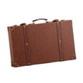 thumbnail image 5 of Wooden Suitcase Storage Chest Decorative Box Retro Style with Handle for Wedding Photography Studio Setups, 5 of 9