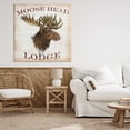 thumbnail image 2 of Stupell Industries Moose Head Lodge Canvas Wall Art design by Lula Bijoux & co., 36 x 36, 2 of 7
