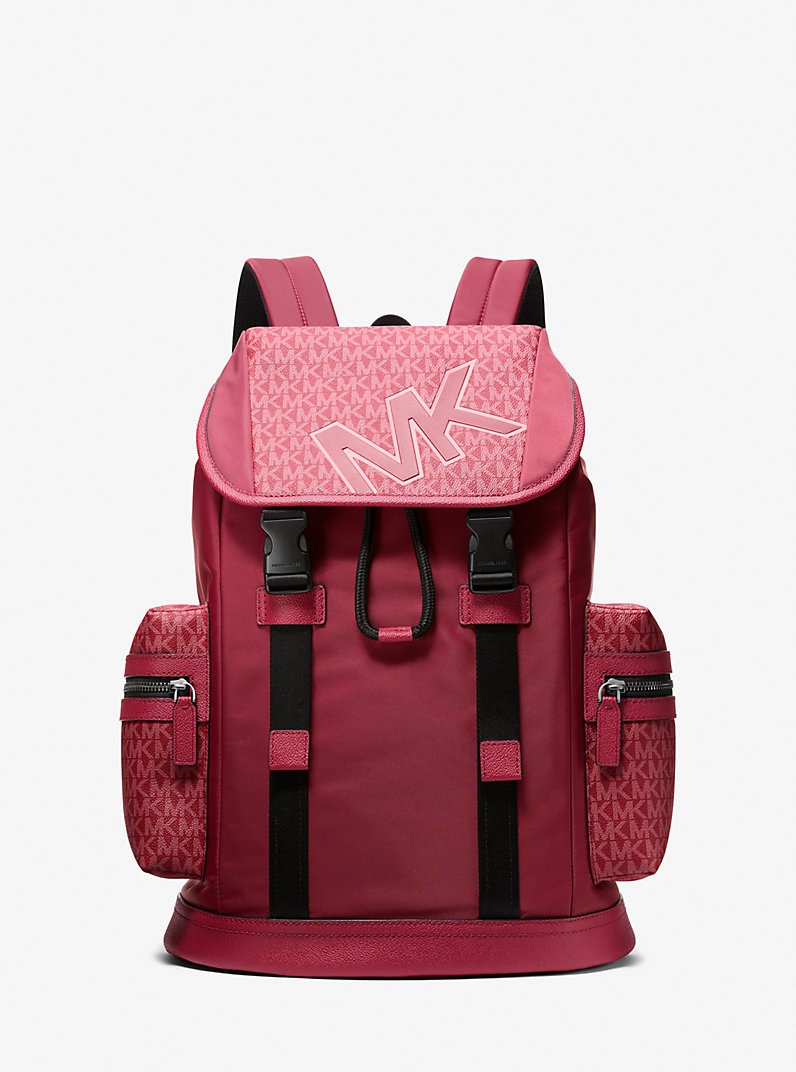Michael Kors Womens Kenly Medium Adina Backpack Pebbled Leather