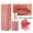 A, variant on EGNMCR Ladies Makeup Hydrating Long Lasting Matte Lip No Sticking Gloss Lipstick The Lipstick