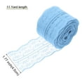 thumbnail image 2 of Unique Bargains 1.8' Wide 11 Yard Lace Ribbon Floral Pattern Blue Lace Trim Ribbon for Gift Wrapping, Wedding Decor, 2 of 6