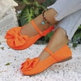 thumbnail image 5 of Womens House Slippers Ndbuld Women's Fashionable Casual Spring And Summer Solid Color Wear Versatile Loafers Flat Shoes, 5 of 6