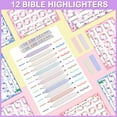 thumbnail image 5 of Bible Cover Case for Women with Shoulder Strap, Study Supplies Journaling Kit with Bible Highlighters, Mothers Day Christian Gifts, 5 of 8