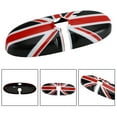 thumbnail image 1 of Union Jack UK Flag Rear View Mirror Cover for MINI Cooper R55 R56 R57 Black/Red, 1 of 11